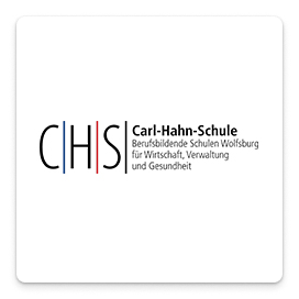 Das Logo der Carl-Hahn-Schule.