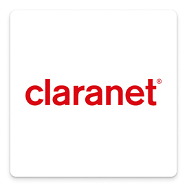 Logo von claranet.