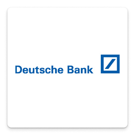 Logo der Deutschen Bank.