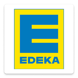 Logo von Edeka.