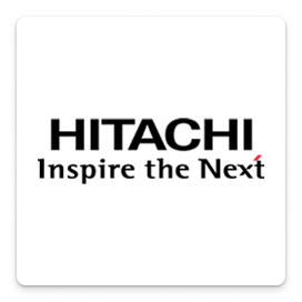Logo von hitachi.