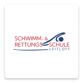 Logo der Schwimm- & Rettungsschule Leitloff.