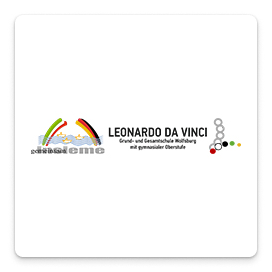 Das Logo der Leonardo da Vinci Schule.