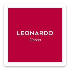 Logo von Leonardo Hotels.