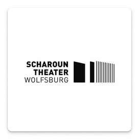 Das Logo vom Scharoun Theater Wolfsburg.