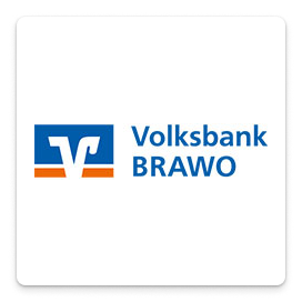 Logo der Volksbank Brawo.