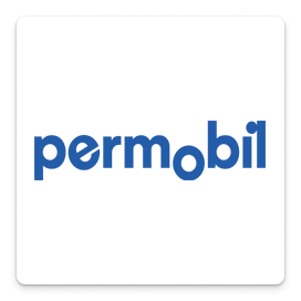 Das Logo von Permobil.