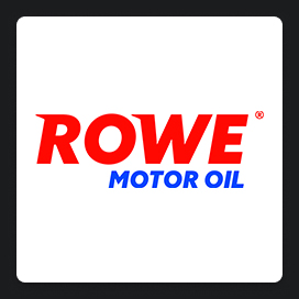 Logo von Rowe Motor Oil.
