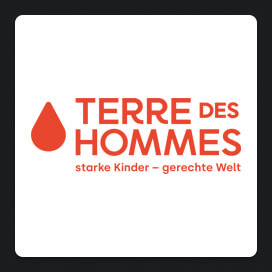 Das Logo von Terre des Hommes.
