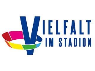 Logo Vielfalt im Stadion