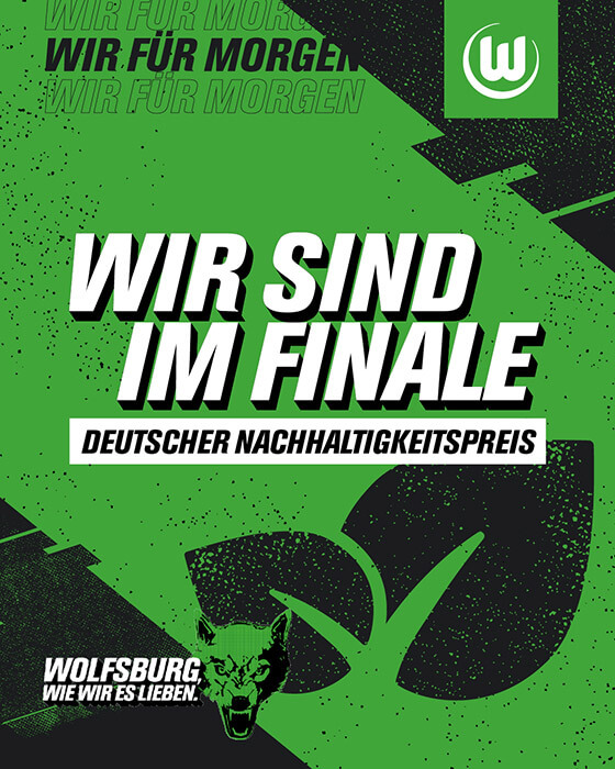 VfL Wolfsburg ist im Finale zum Deutschen Nachhaltigkeitspreis.
