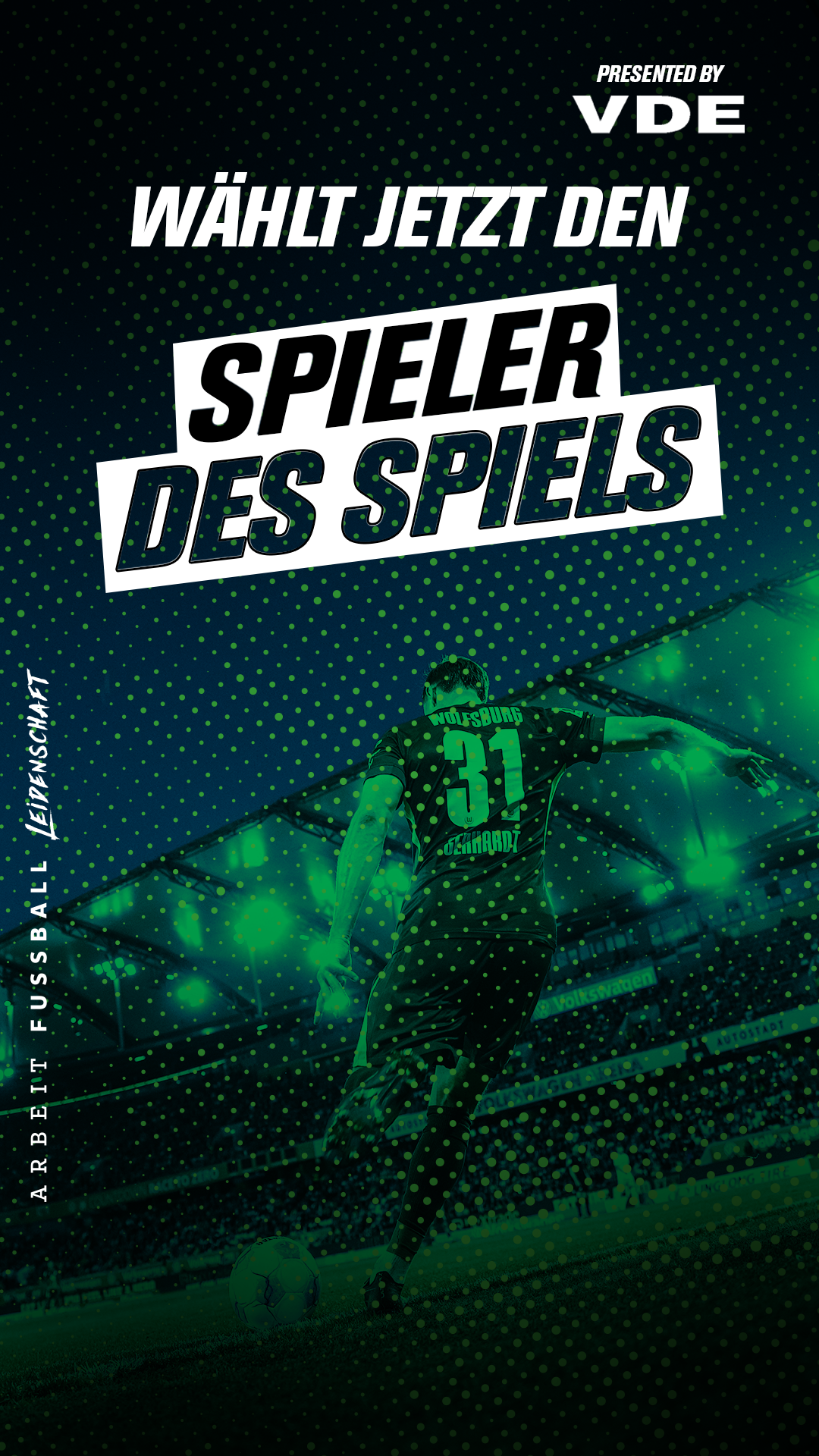 Grafik zum Spieler des Spiels beim Heimspiel gegen Hoffenheim.