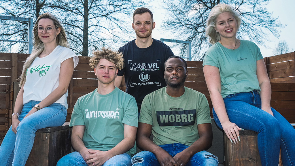 Die neue T-Shirt Kollektion des VfL Wolfsburg.